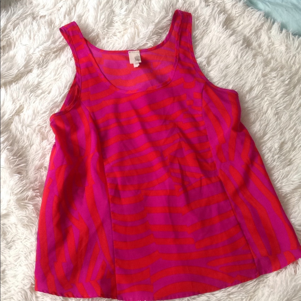 vibrant summery tank
